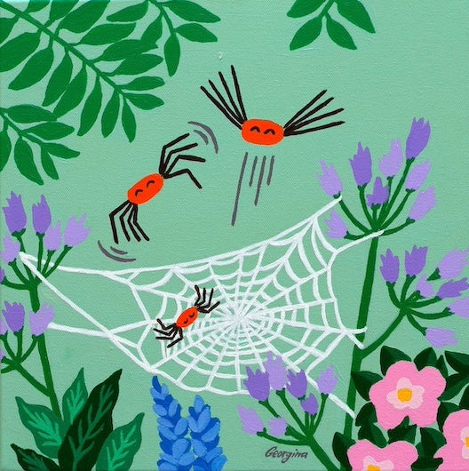 Bounce of the happy spiders