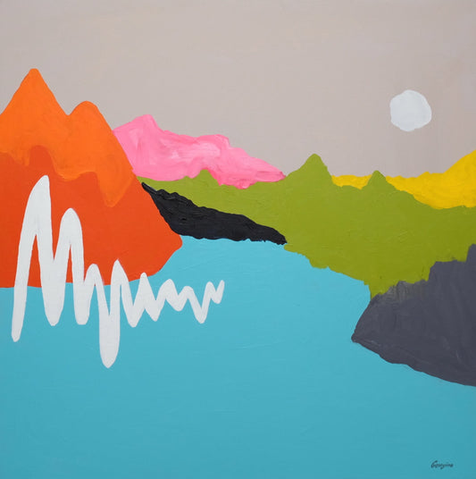 Candy Mountain Painting