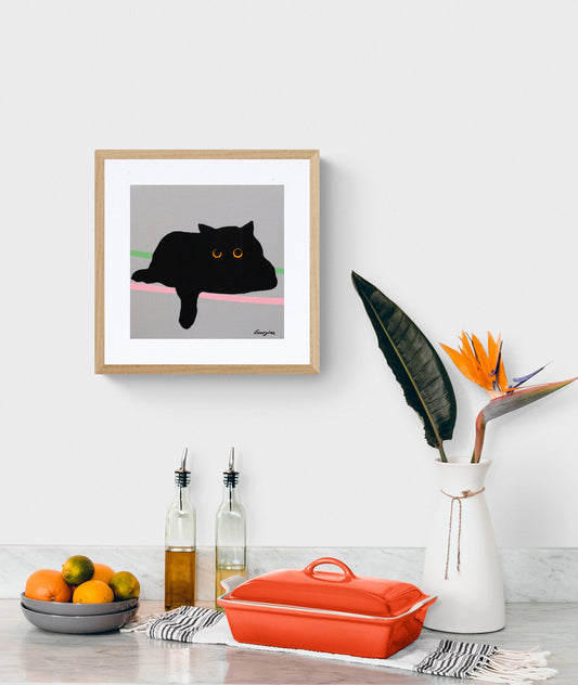 Midnight glow art print