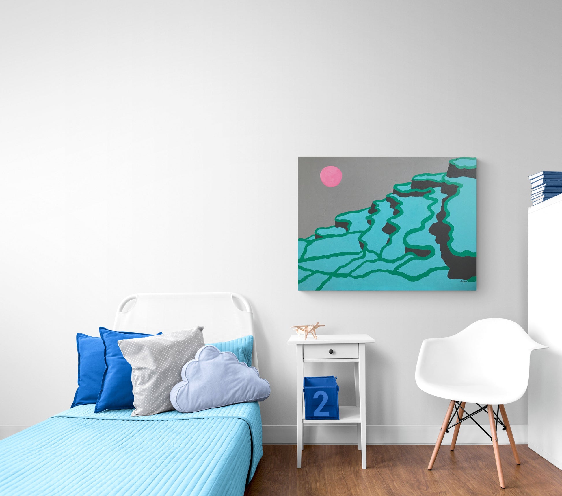 Planet Rice Painting