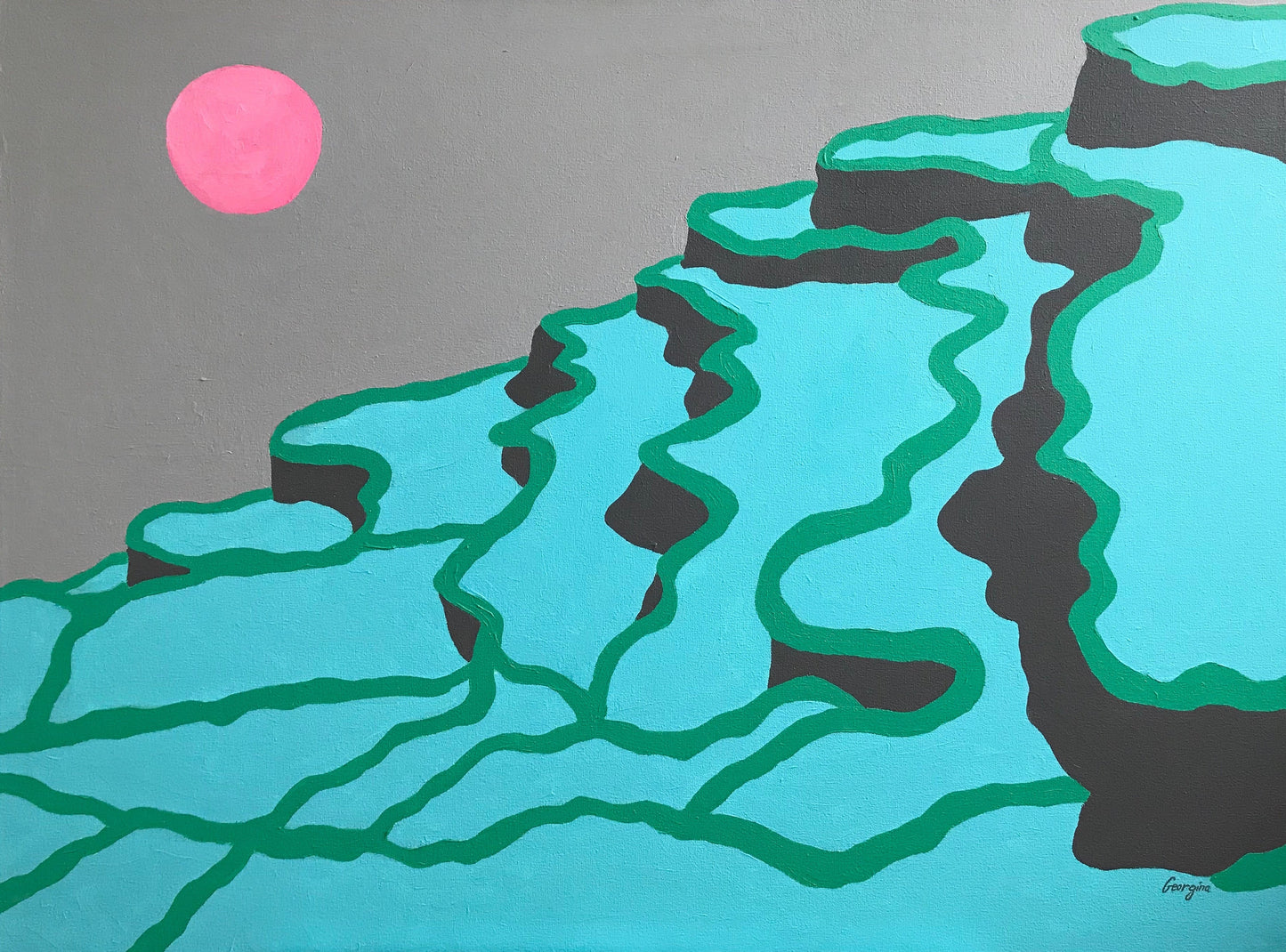 Planet Rice Painting
